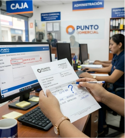 Error en datos
