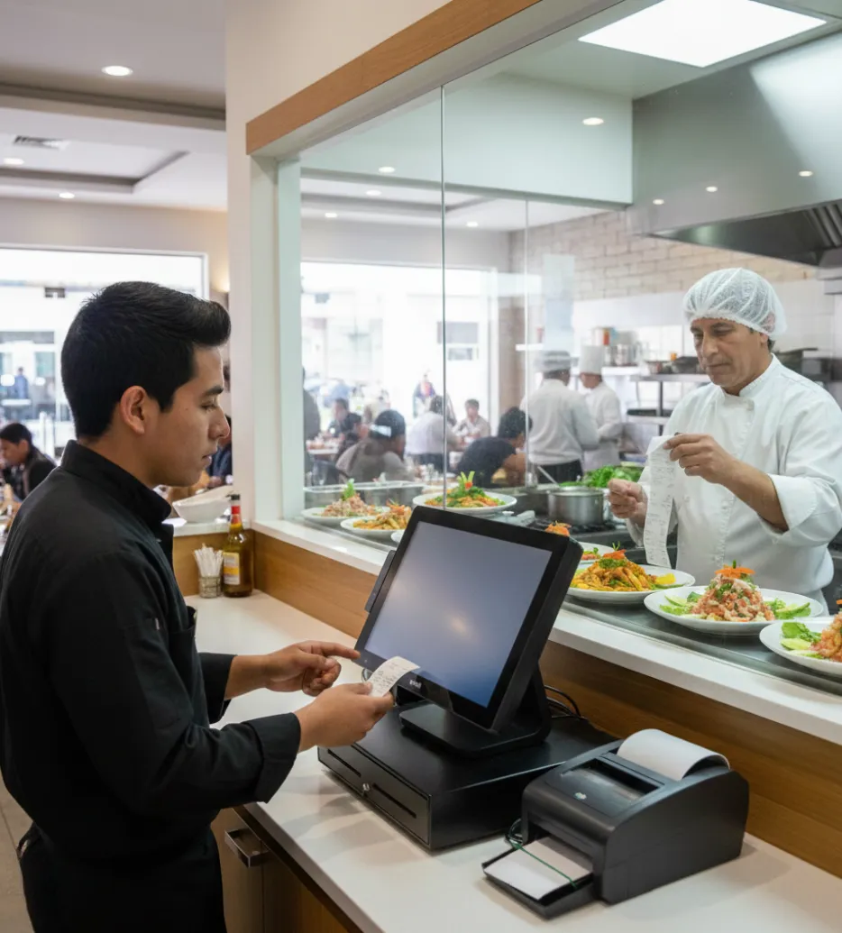 Registro de pedidos en restaurante 