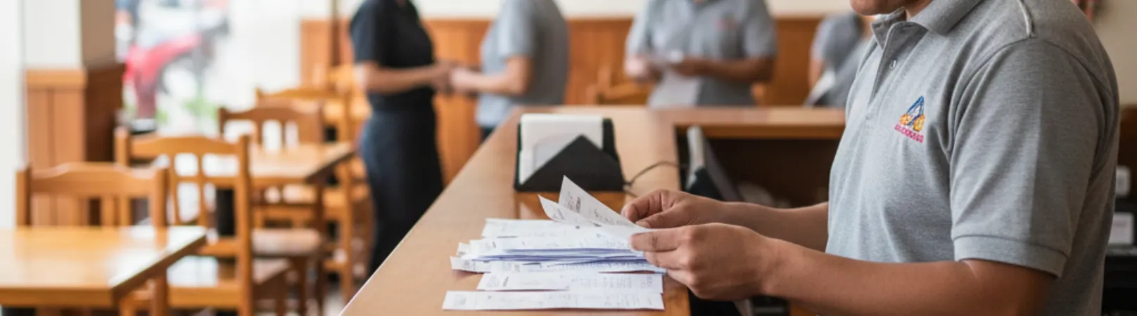 Boletas y facturas emitidas en restaurantes 