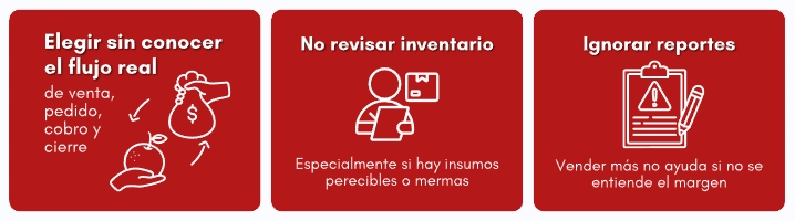 Errores frecuentes antes de elegir un Sistema POS