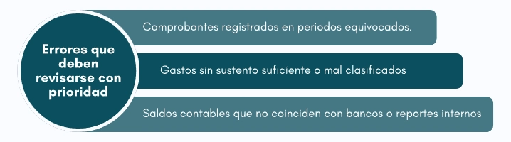 Errores que elevan el riesgo tributario y afectan la caja