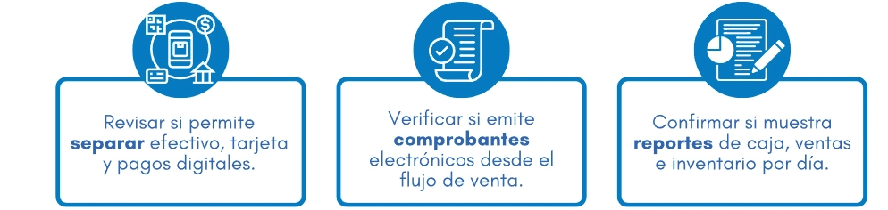 Checklist rápido antes de elegir un sistema